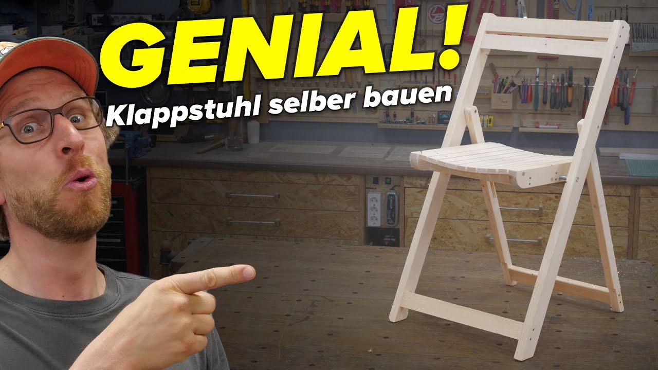 Einfach und stabil: Platzsparenden Klappstuhl selber bauen