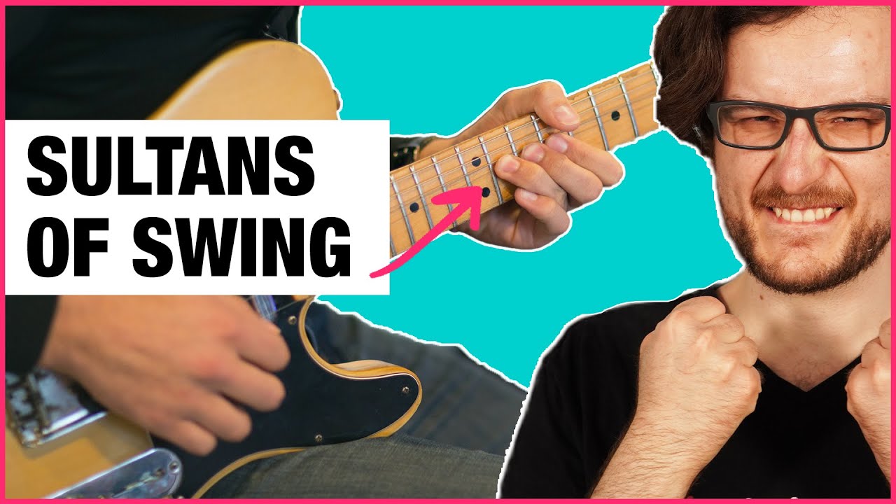 EINFACHES Gitarrensolo: Dire Straits - Sultans Of Swing 🎸