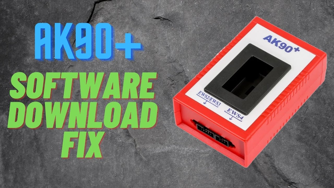 AK90+ Software/Pin Touch Error FIX!