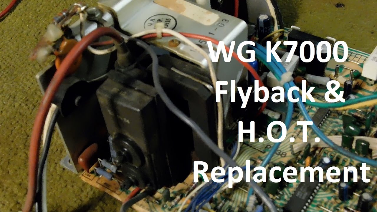 How To Replace A Flyback & H.O.T. {Wells Gardner K7000}
