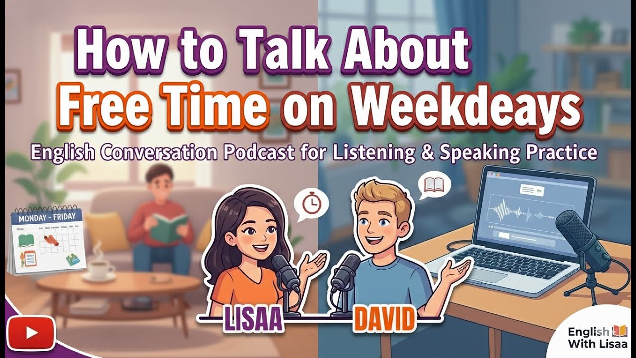 How to Discuss Free Time on Weekdays! | Business English Listening & Speaking Practice