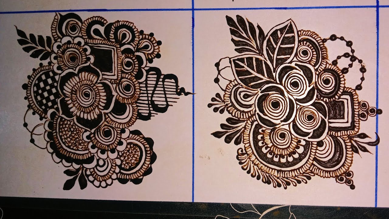 bunch mehndi design