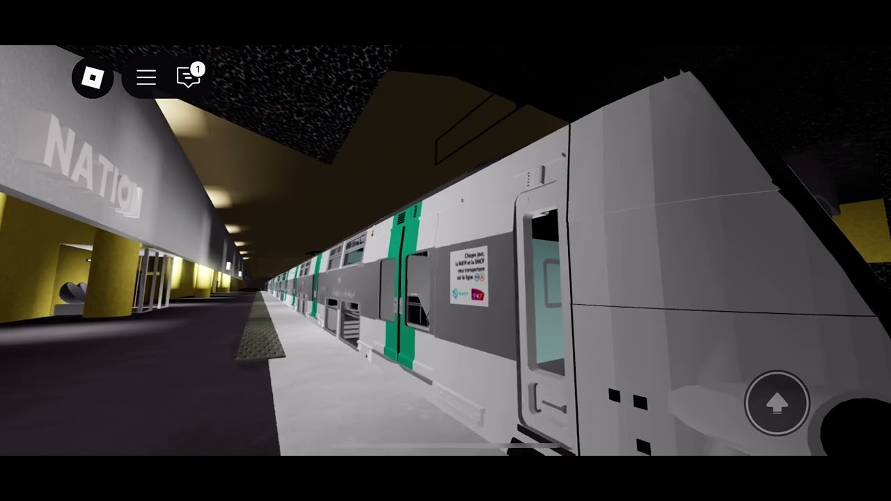 Arriver et départ d’un mi09 le jeu c’est (RSTR-Mobilité-RER À vous ajouter un plus et Transilien j)