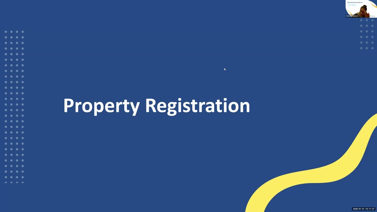 January 27, 2026 Registration and Rental Housing Fee Workshop