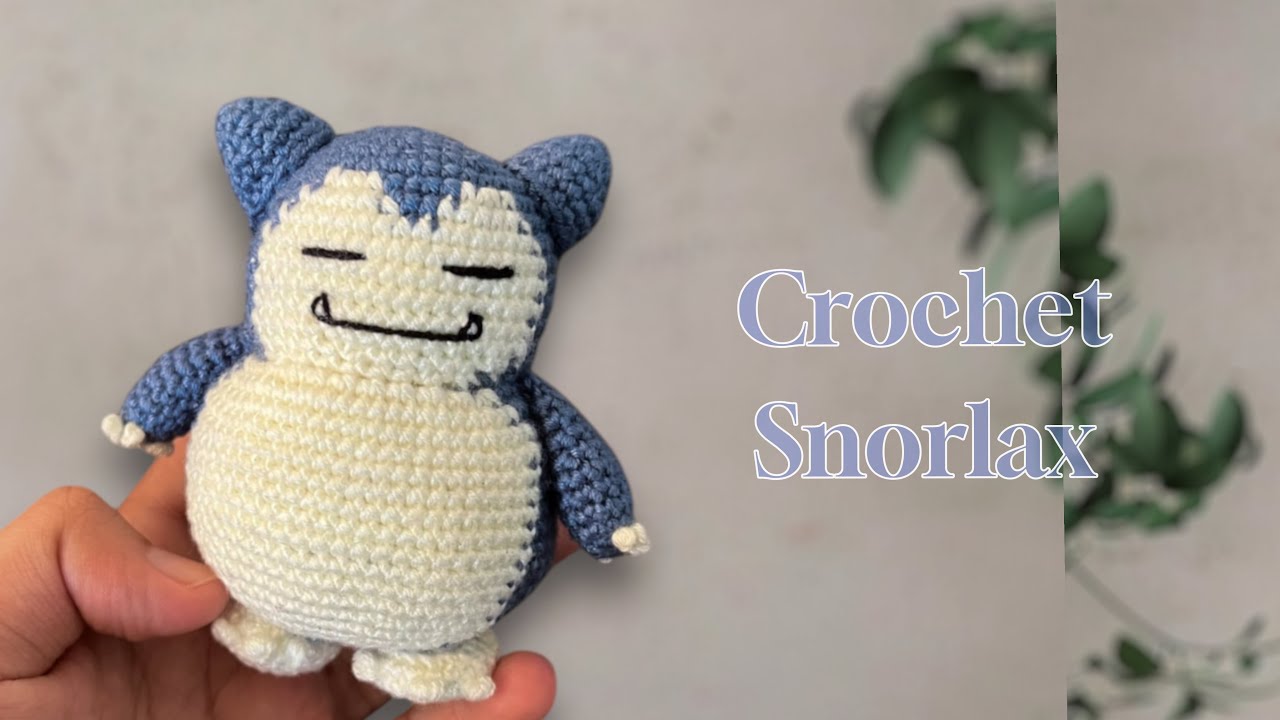 Crochet Snorlax | tutorial