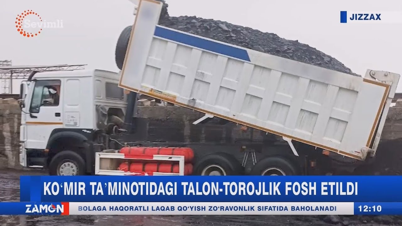 Ko'mir ta'minotidagi talon-torojlik fosh etildi (Jizzax)