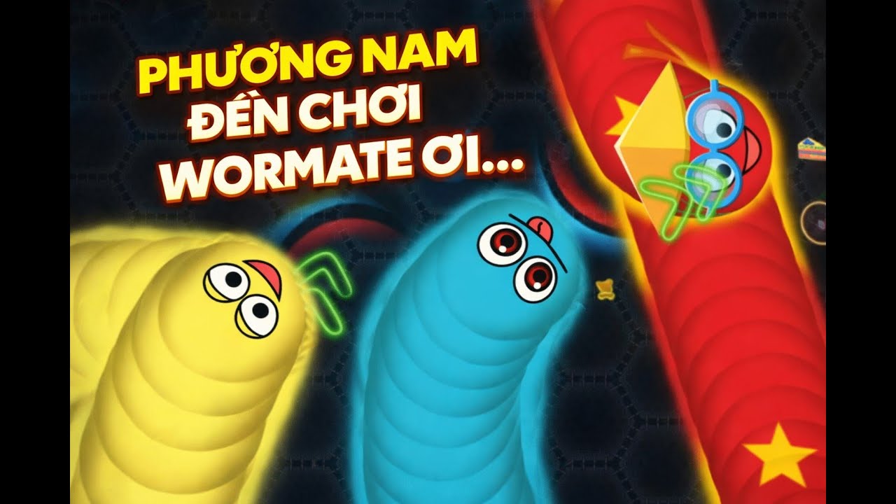 Phương Nam đến chơi nè Wormate ơi… | Hành Trình Chơi Wormate.io