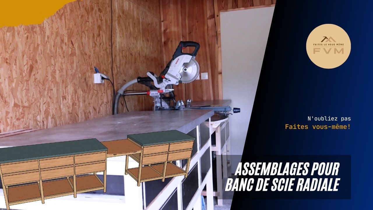Construire une station ou banc de scie radiale à onglet Mitre Saw Station / 2 Faire les assemblages