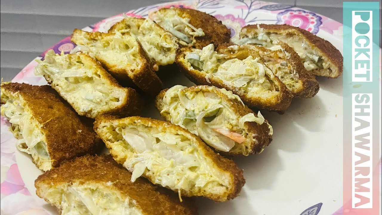 Bread Pocket Shawarma 🤍|Ramadan snacks recipe |pocket shawarma |Iftar snacks 2026|