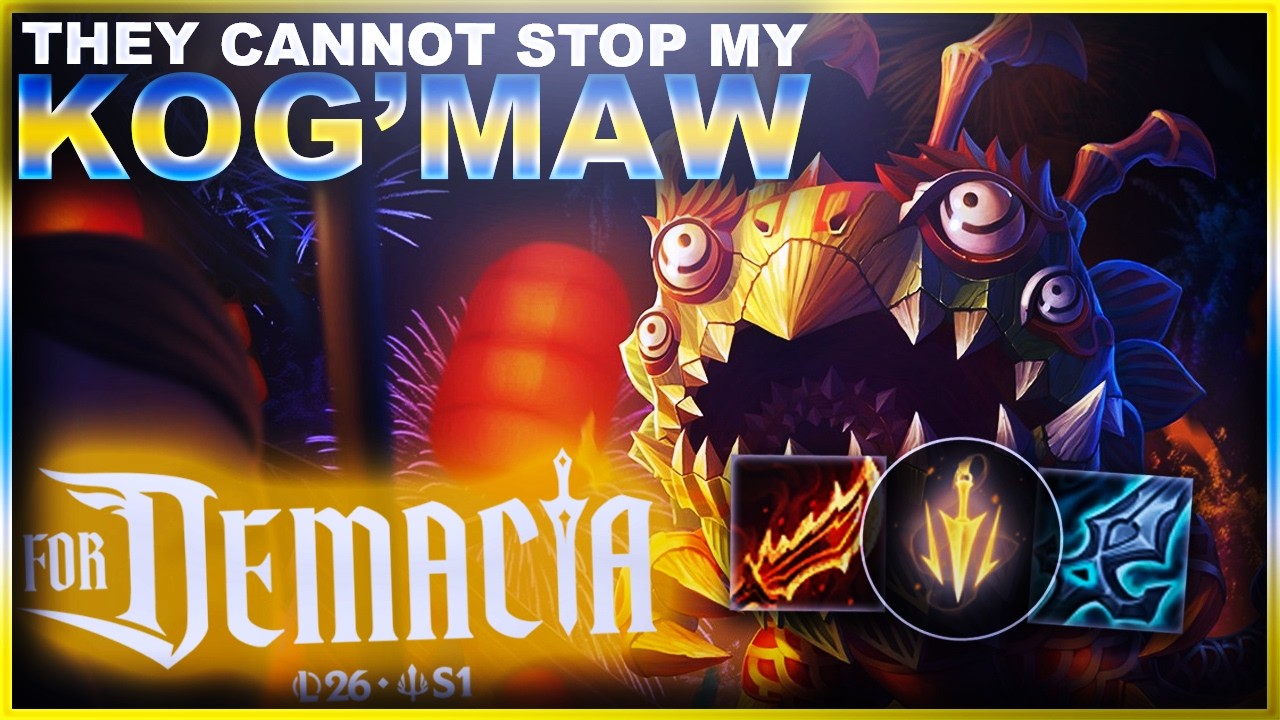 THEY CANNOT STOP ME ON KOG'MAW! THE LATE-GAME MONSTER!