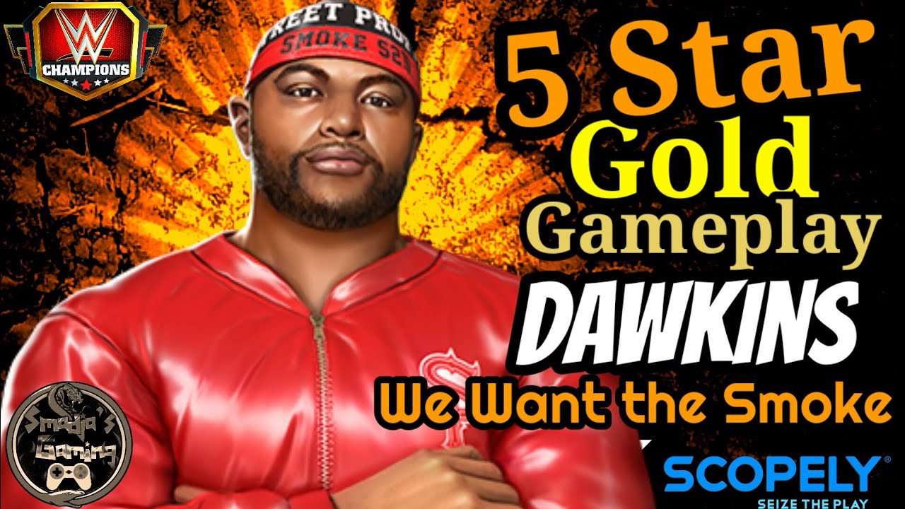 Angelo Dawkins We Want the Smoke 😱🔥 5 Star Gold Character Preview / WWE Champions