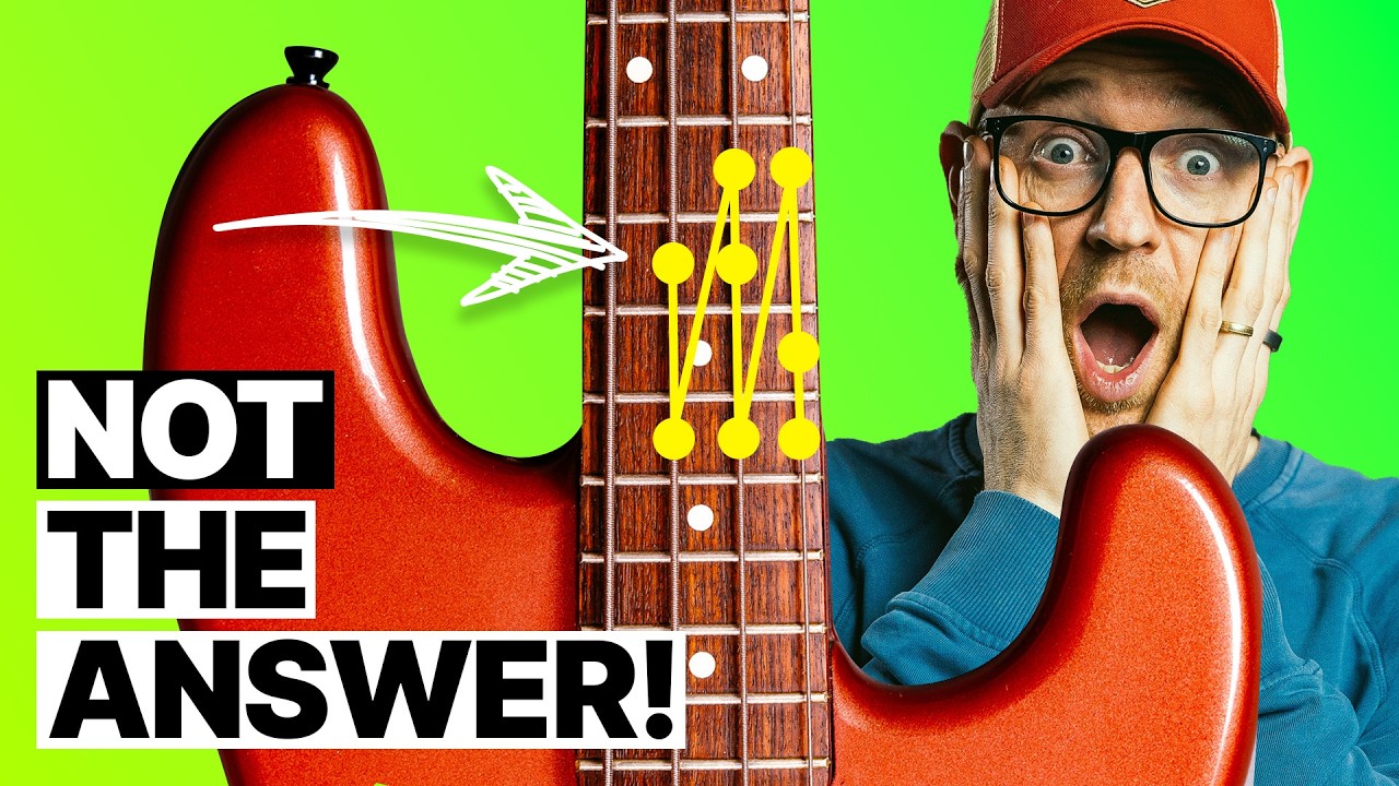 How to MASTER the fretboard using simple SHAPES & PATTERNS