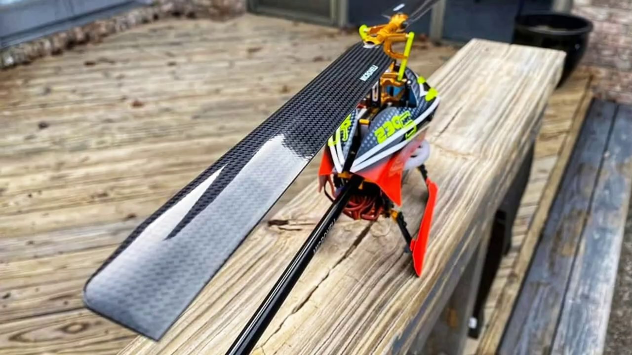 Microheli: Testing Carbon Fiber Main Blade 238mm on BLADE 230S V2