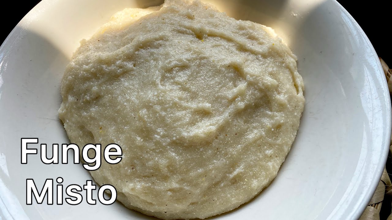 PASSO a PASSO COMO FAZER FUNGE MISTO | Sabores de Angola