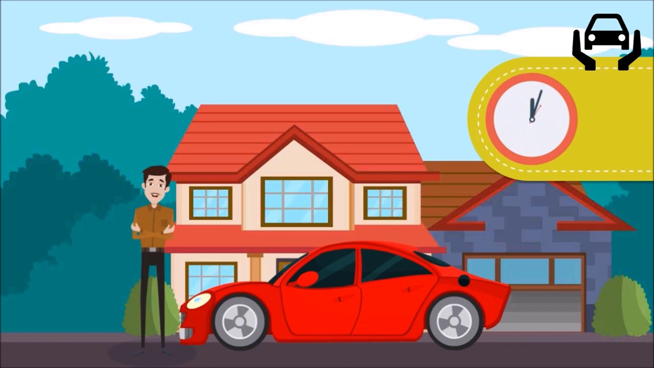 Auto Insurance 2D Animated Promo Video