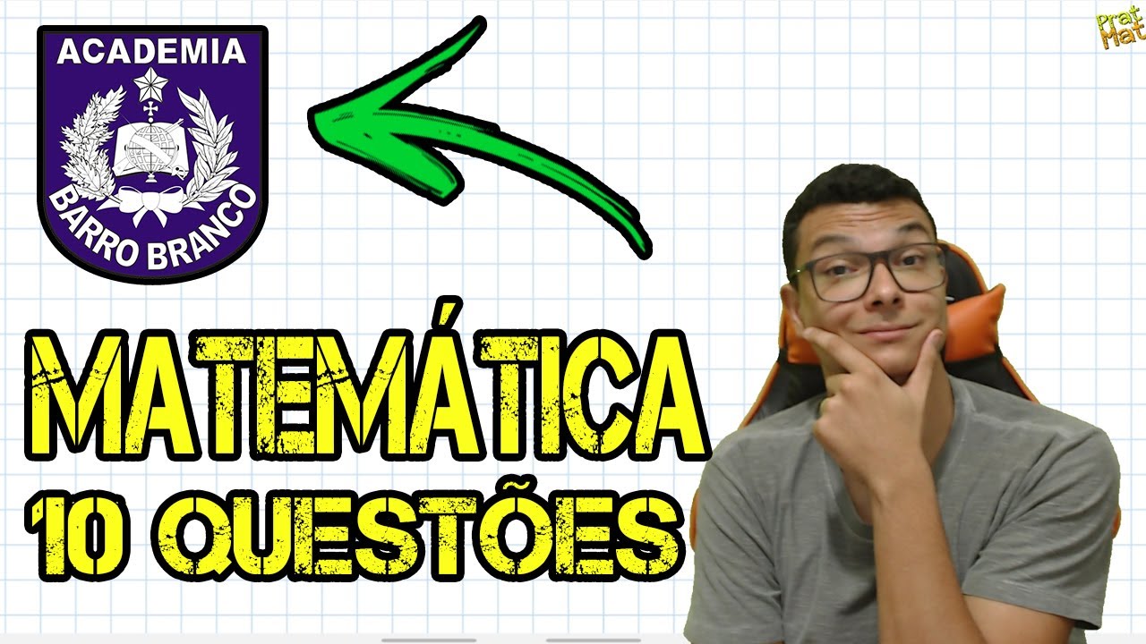MATEMÁTICA PARA PM SP BARRO BRANCO- Correção da prova de matemática de 2018