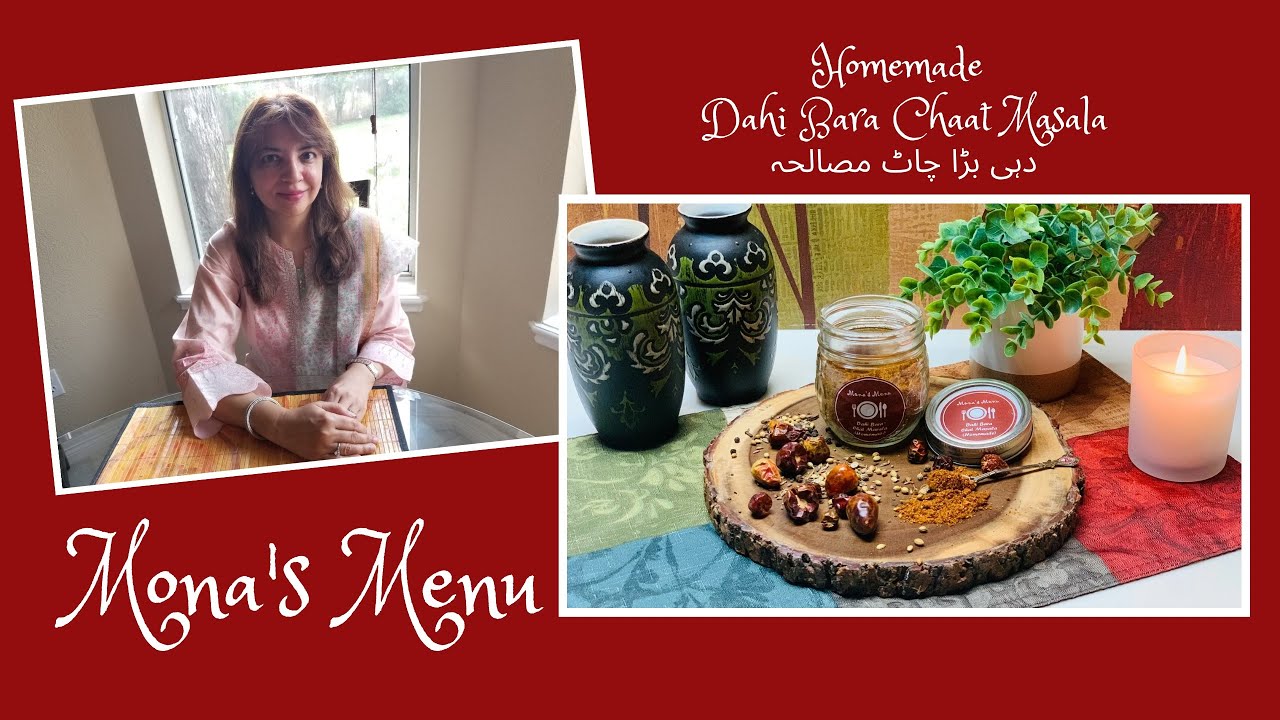 Homemade Dahi Bara Chaat Masala Recipe By Mona’s Menu | Dahi Bhallay Chaat Masala