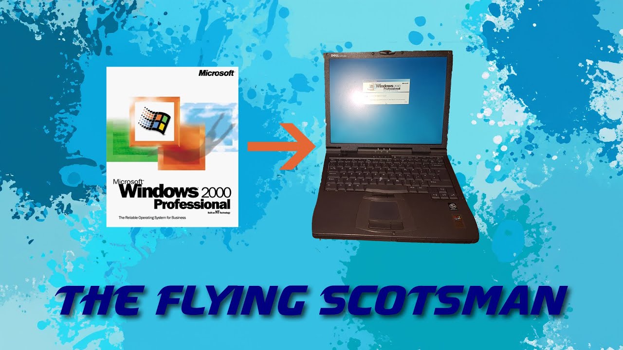 Установка Windows 2000 Professional на Dell Latitude CPx J750GT