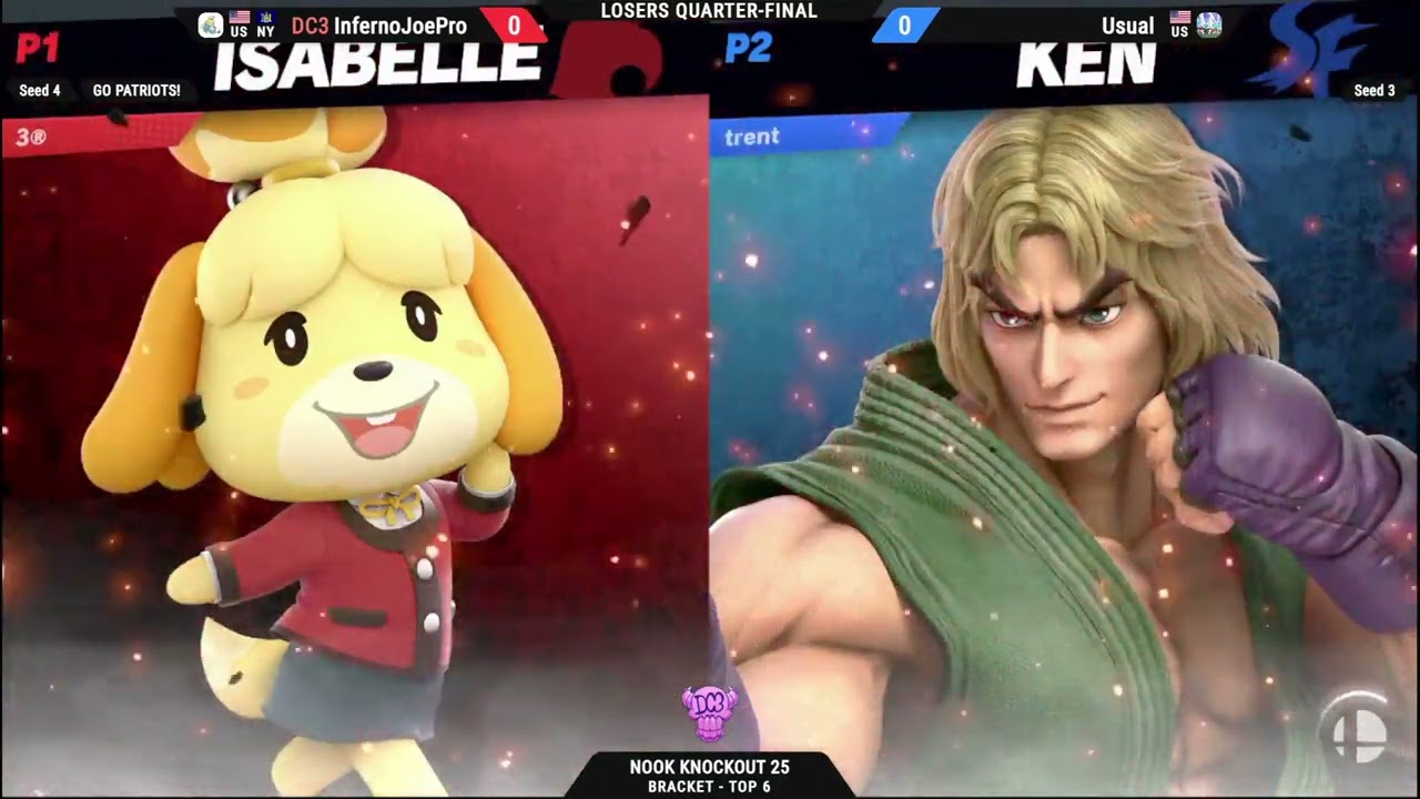 Nook Knockout 25 LQF DC3 InfernoJoePro vs Usual