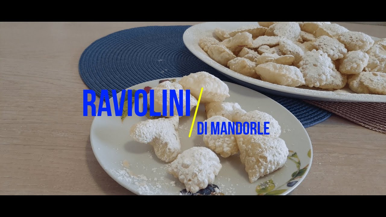 Raviolini di mandorle - favolosi uno tira l'altro