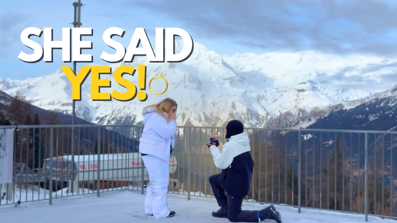 I Proposed in the Mountains… She Said Yes 🤍