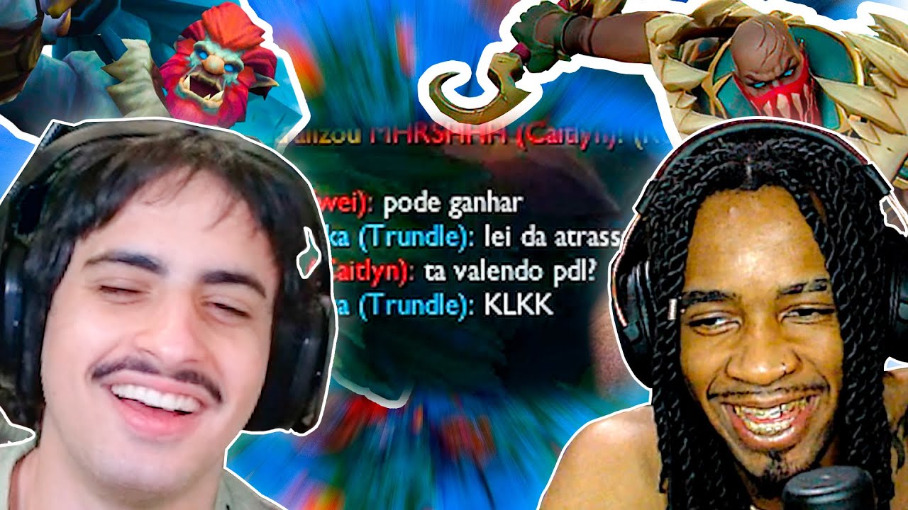TRUNDLE E PYKE NO URF - A LEI DA ATRASSAUM