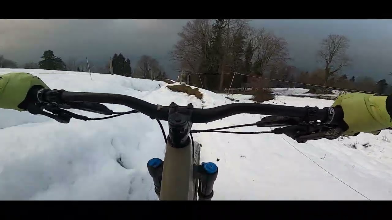 Zugerberg Trail 4k POV | Zug (Switzerland) | Snow, Ice & Mud