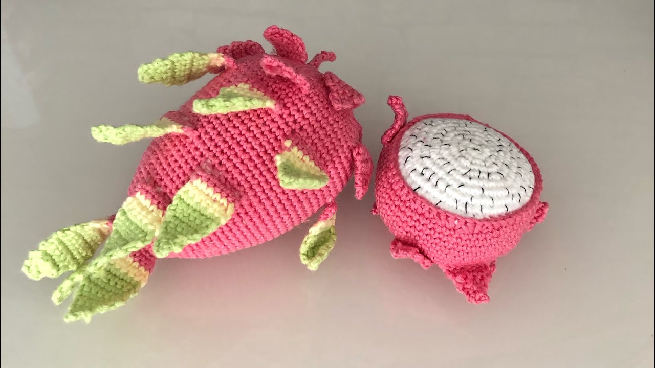 İlk defa bu kanal da ‼️Amigurumi ejder meyvesi,pitaya,dragon fruit