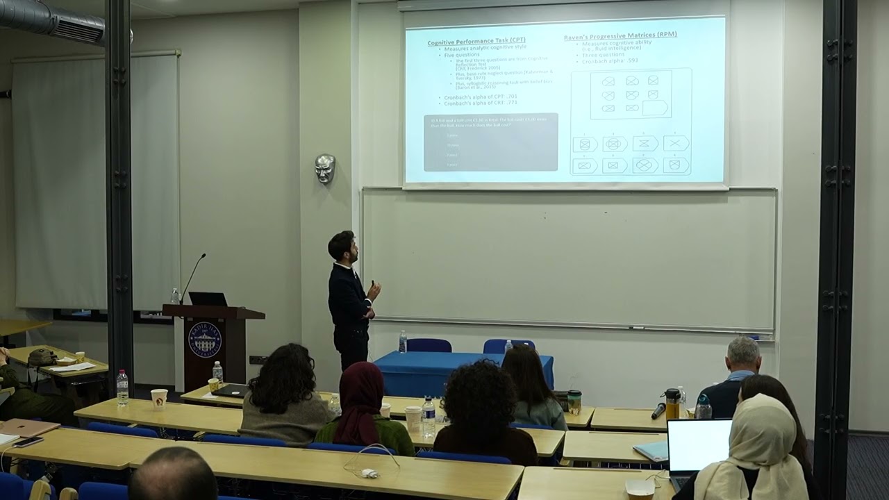 Ensar Acem - Cognitive Style and Cooperation | Understanding Cooperation Workshop