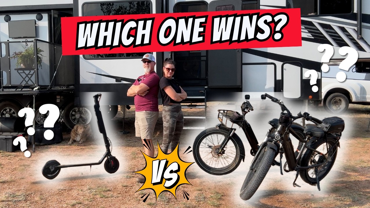 Rad eBike vs Turboant X7 Max Electric Scooter for RV Life: Watch This Before You Buy!