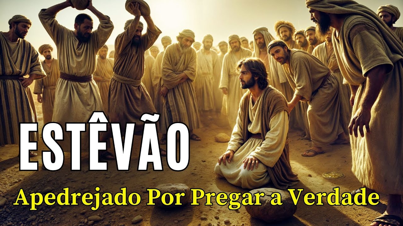 ESTÊVÃO: O Servo Fiel Que  Foi Apedrejado Até a Morte! História Bíblica Chocante