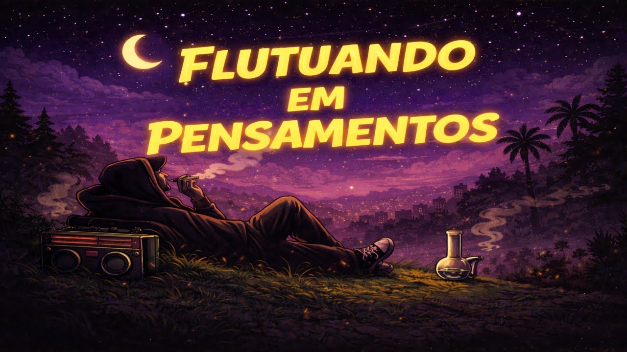 (Playlist) Flutuando Em Pensamentos 🌙 | Trap Lo-Fi, Chill Rap & Vibes 420 da Noite 🍃