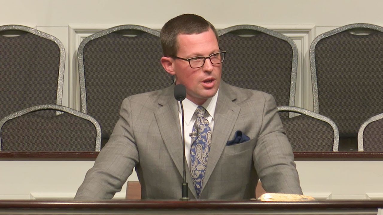 Bro. Justin Cooper preaching 