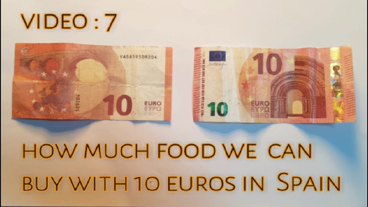 What you can Buy with 10€ in Spain , Hindi / Urdu