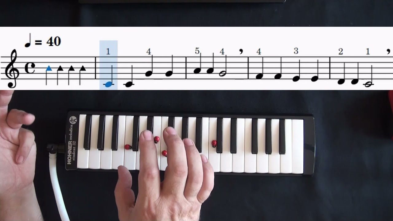 Урок 3. Уроки игры на мелодике. Melodic lessons.