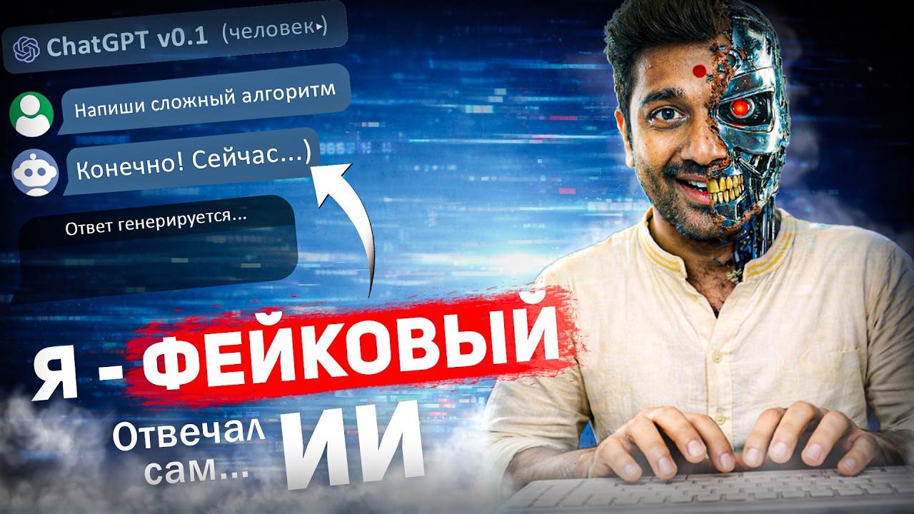 Я выдал себя за ИИ и вот что произошло