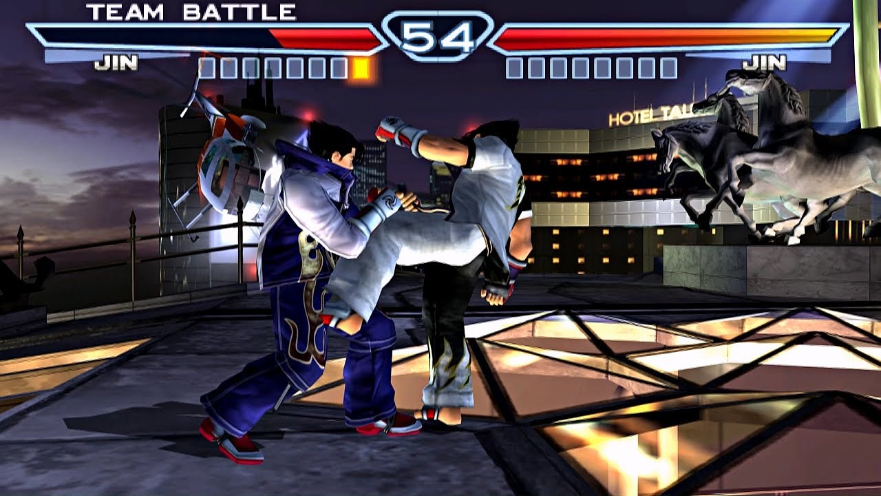 Tekken 4: 2x Team Battle Mode [Very Hard] Part 108 - PC PS2 PCSX2 [1080p to 2160p 4k] #108