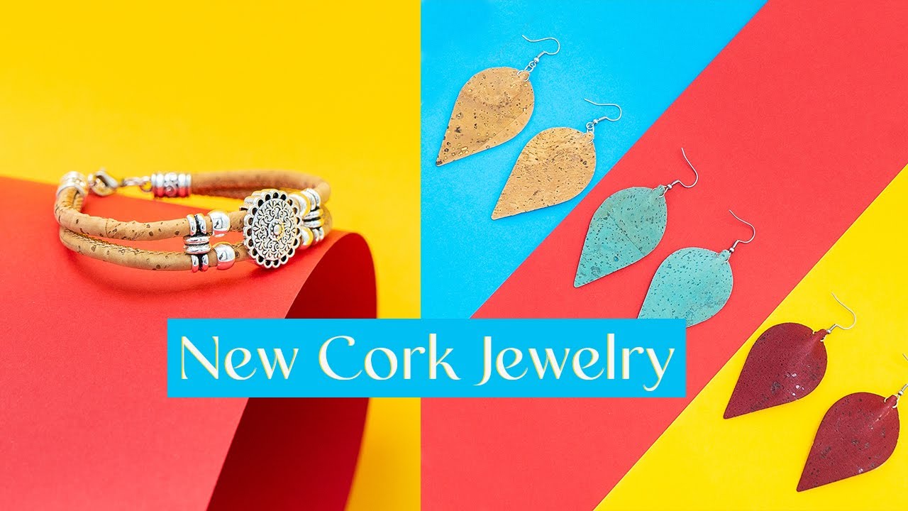 New Handmade Natural Cork Jewelry Collection | Ring, Necklace, and More...