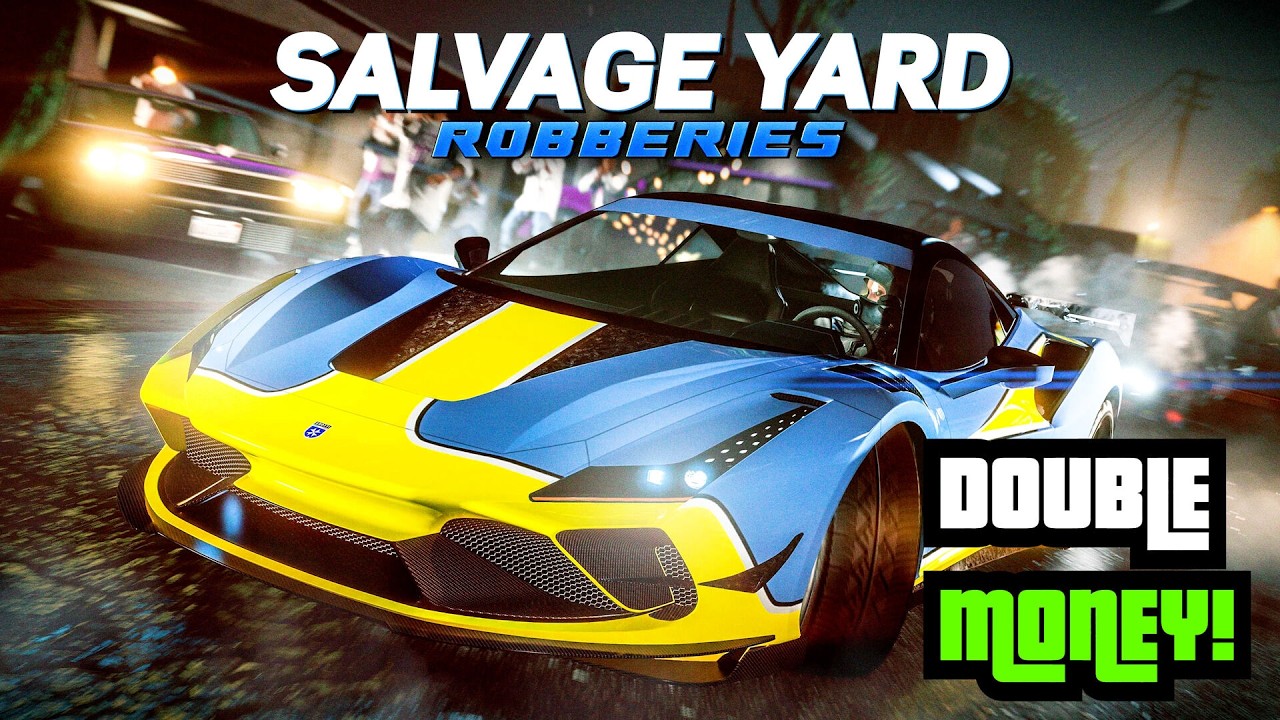 GTA 5 - БЕСПЛАТНЫЕ МАШИНЫ! | СОБЫТИЕ НА АВТОРАЗБОРКЕ: ДВОЙНЫЕ ДЕНЬГИ! - Анонс недели событий | Ск...