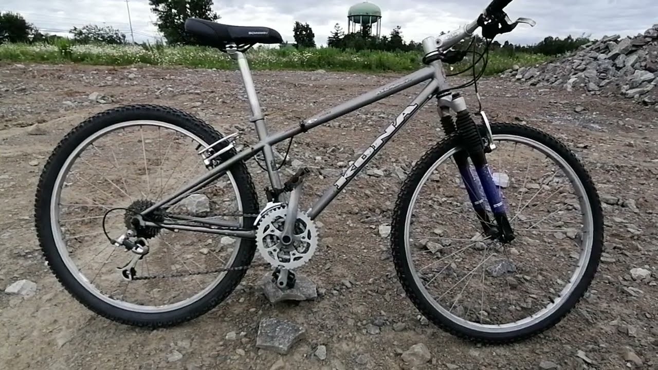 1994 Kona Kilauea Shimano Deore XT Deraulier Rear Hub Brakes Tange Prestige Deore LX FD STX Shifters