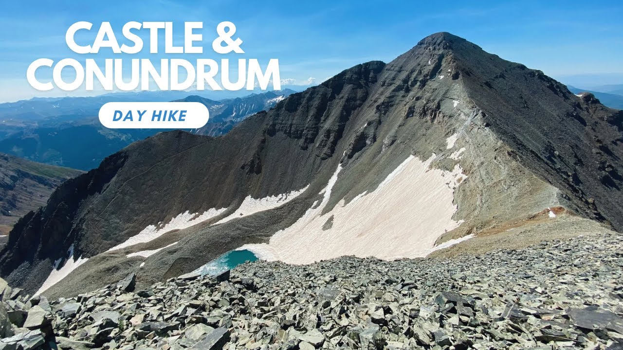 Two Breathtaking Colorado 14ers | Castle and Conundrum Peaks