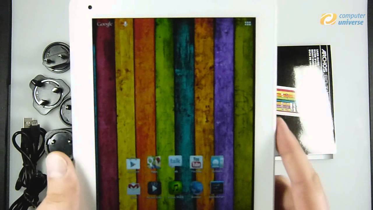 Archos 80 Titanium 8GB ausgepackt bei computeruniverse (HD)