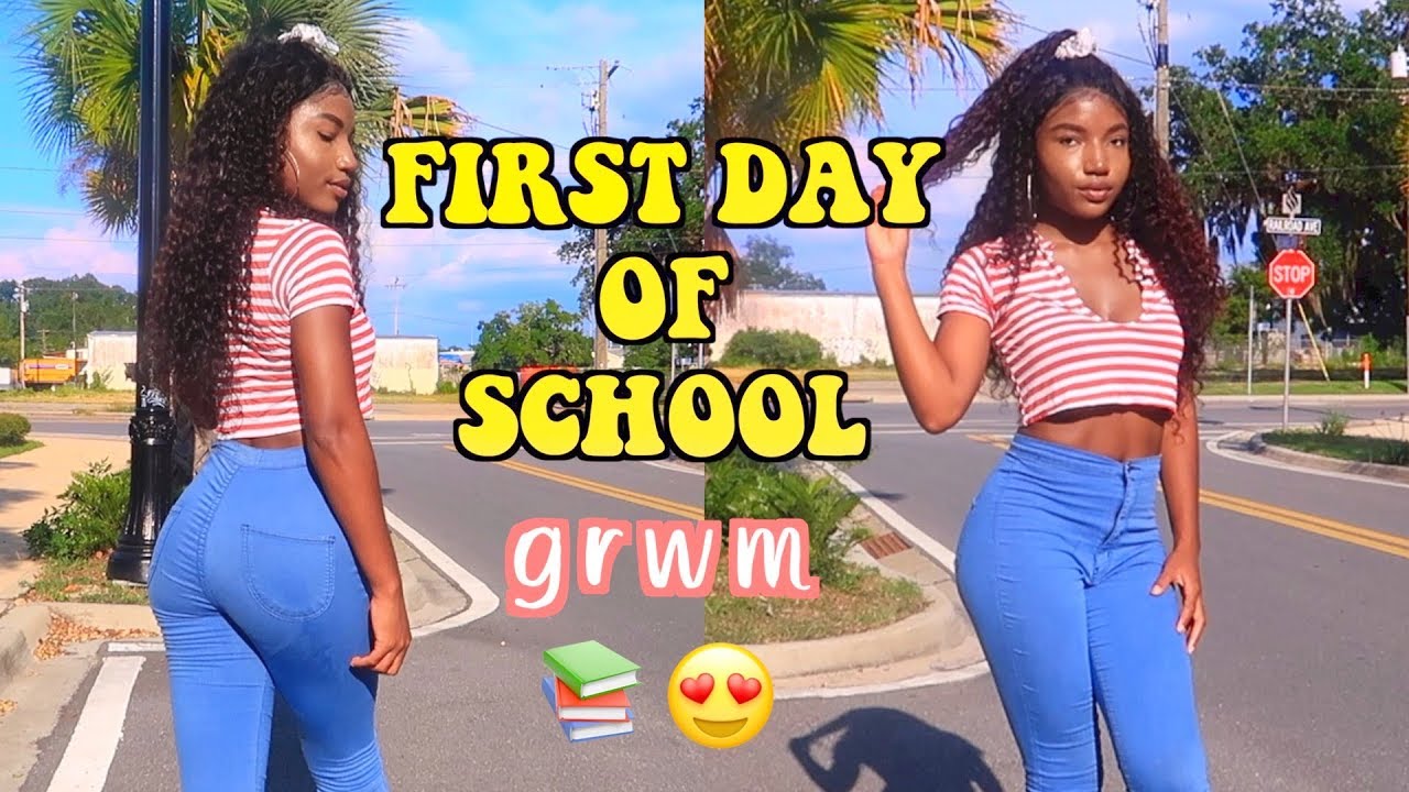 GRWM FIRST DAY OF SCHOOL 2018!! 📚😍
