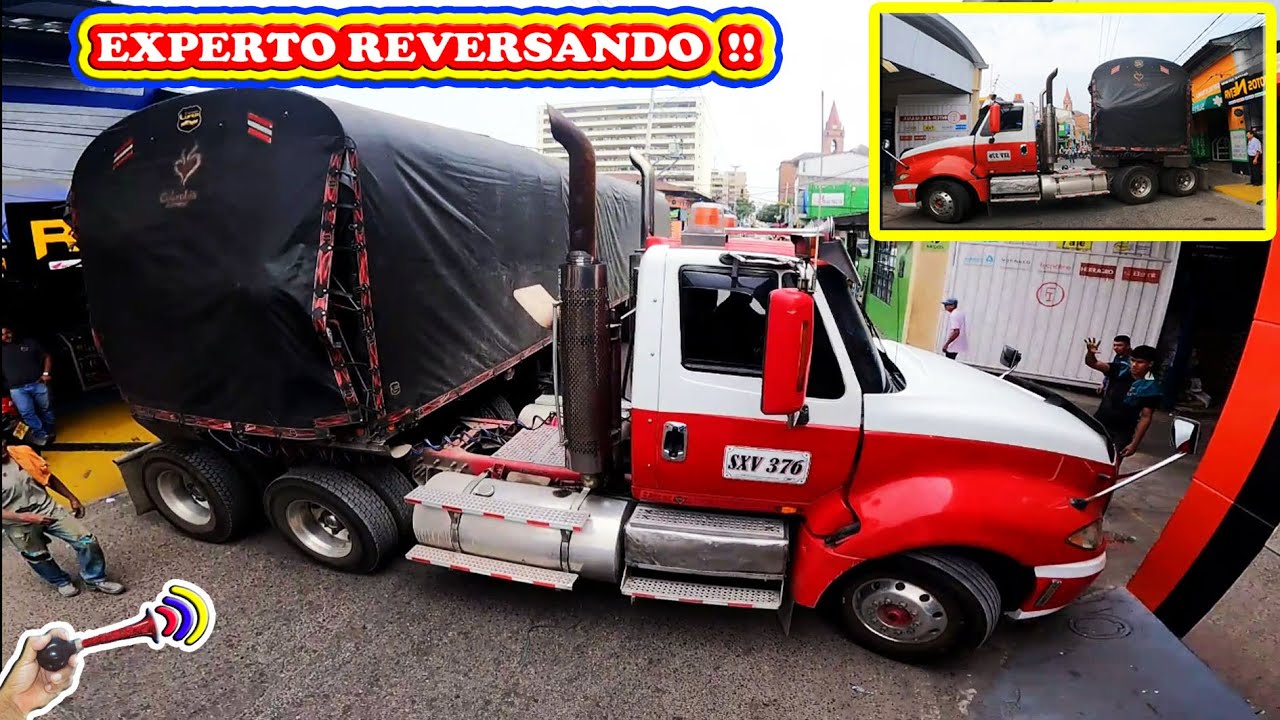 EXPERTO REVERSANDO !! #camioneros #conductores #tractocamiones