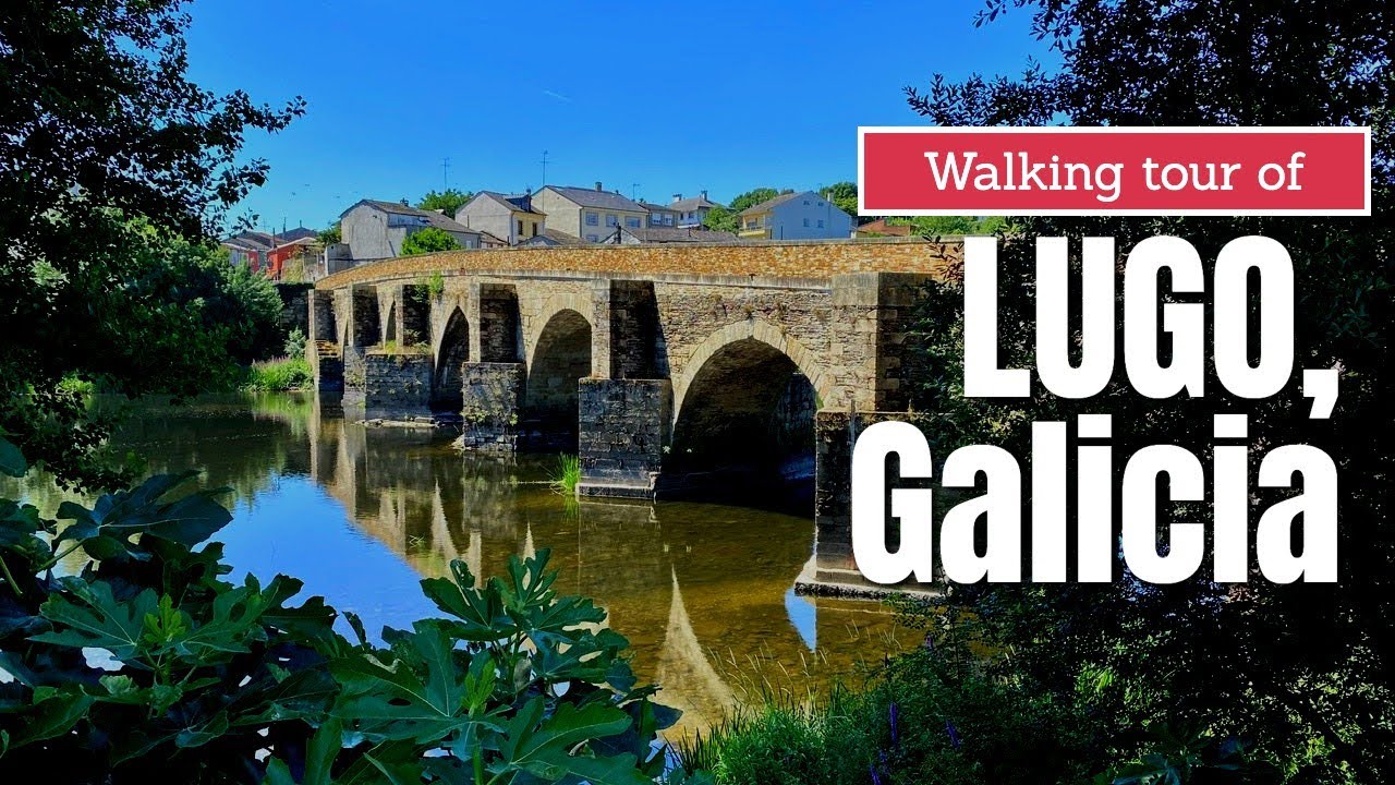Walking tour of Lugo City, Galicia, Spain in 4K.