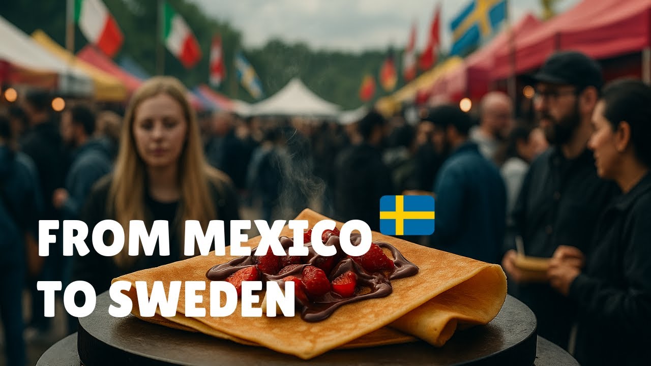 Street Food Festival in Gothenburg, Sweden 🍽️🌍