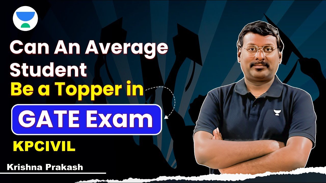 Can An Average Student Be a Topper in GATE Exam | KPCIVIL #gate #ese #gate2023 #gate2024