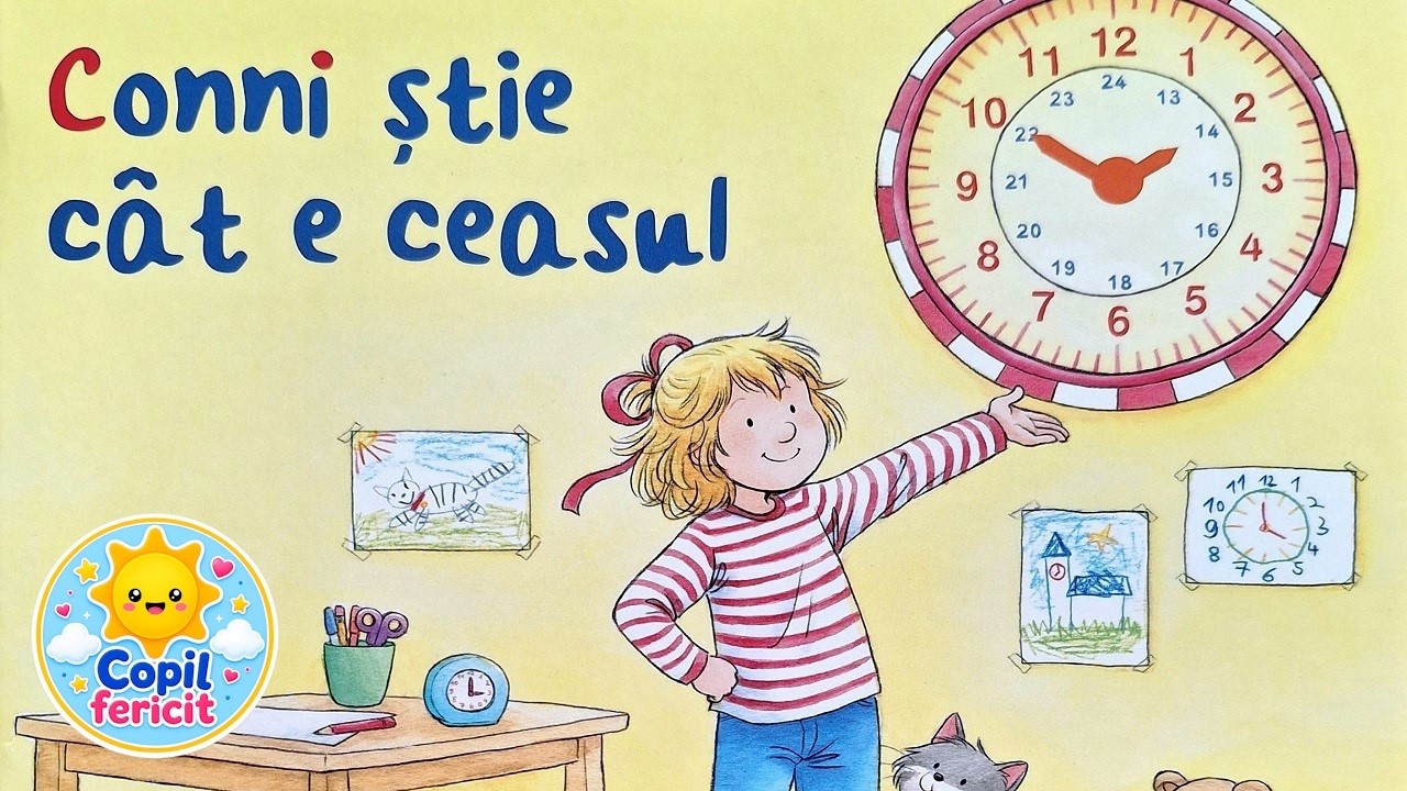 CONNI ȘTIE CÂT E CEASUL ⏰️ | Poveste educativă despre timp, ceas, organizarea zilnică