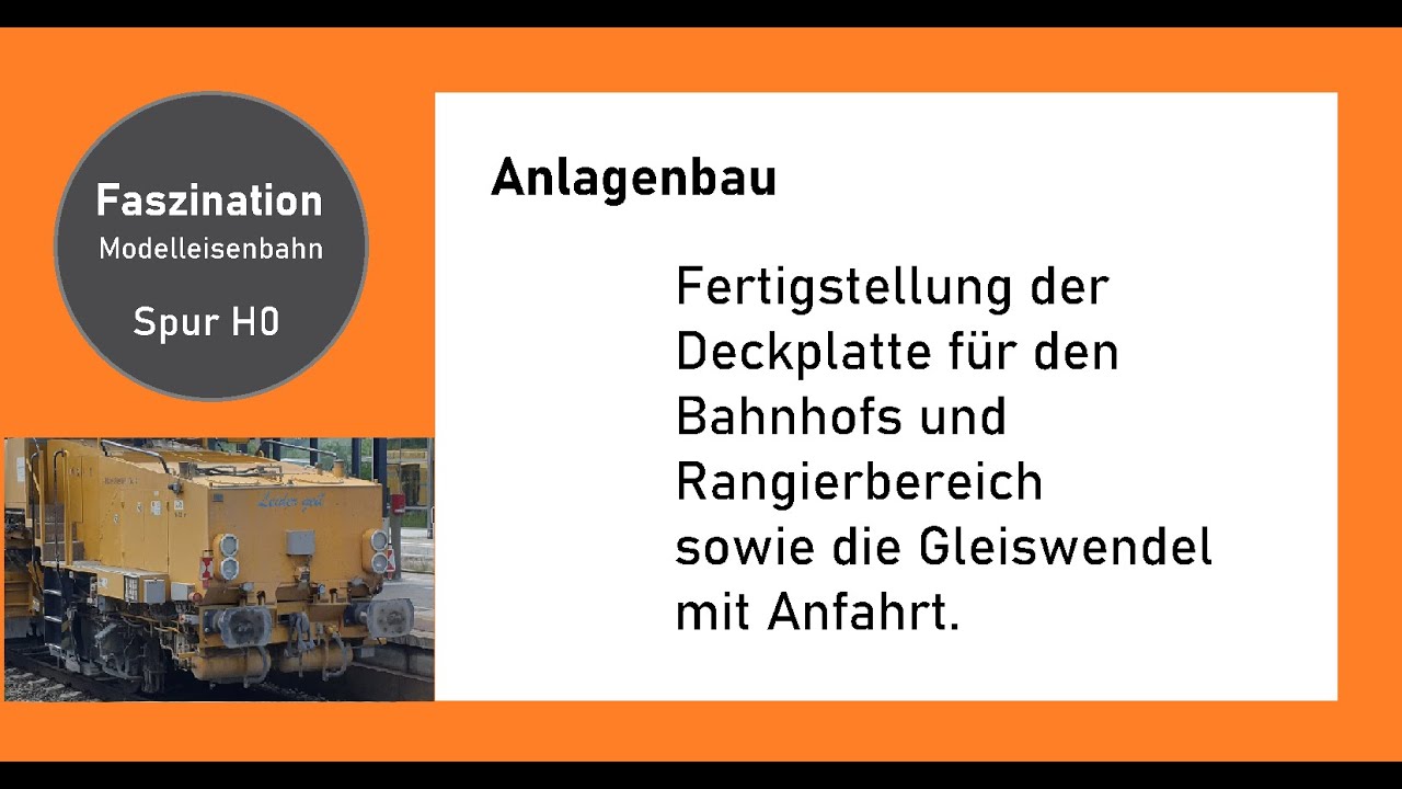 Aufbau der Gleiswendel mit Anfahrt und obere Abschlussplatte -  in schwarz für die Modelleisenbahn