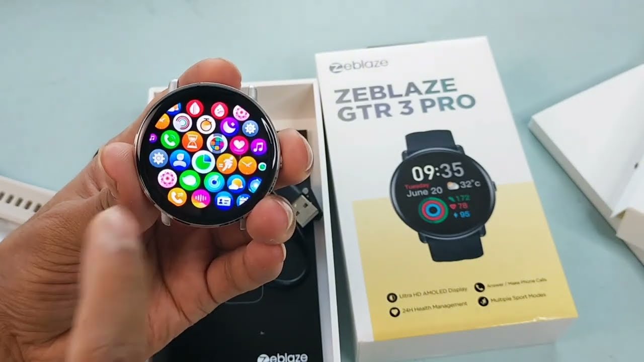 Zeblaze GTR 3 Pro Smartwatch Unboxing & First Look  || Tech Den || Tech With Babor ||